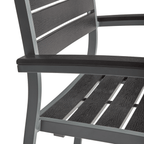 Durawood Armchair Black Detail 1