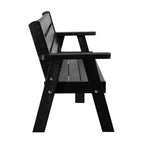 EKO Park Bench 3 Seater Side