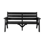 EKO Park Bench 3 Seater Side