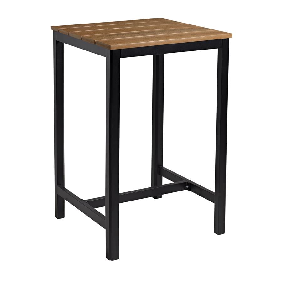 EKO Square Poseur Table - Aged Golden Oak