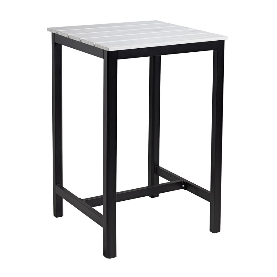 EKO Square Poseur Table - Whitewash