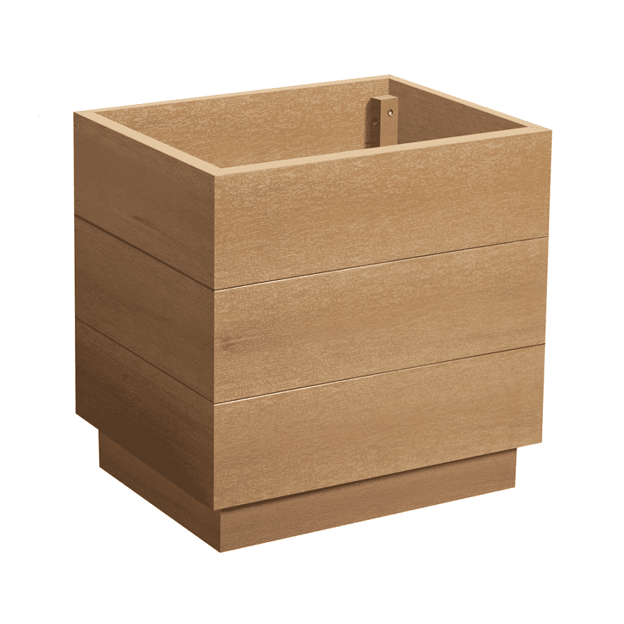 Eko Small Planter Low Aged Oak