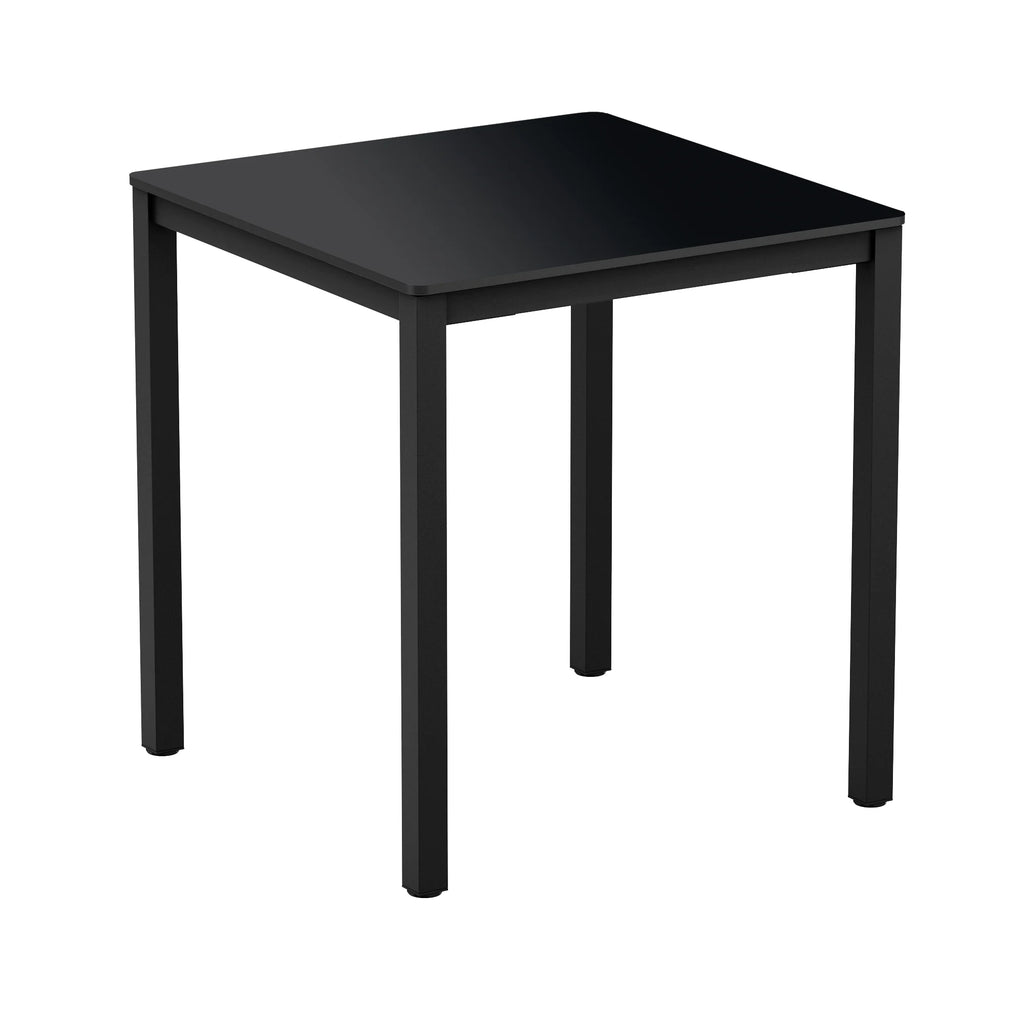 EXTREMA Black 4 Leg Dining Table- Black