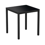 EXTREMA Black 4 Leg Dining Table- Black