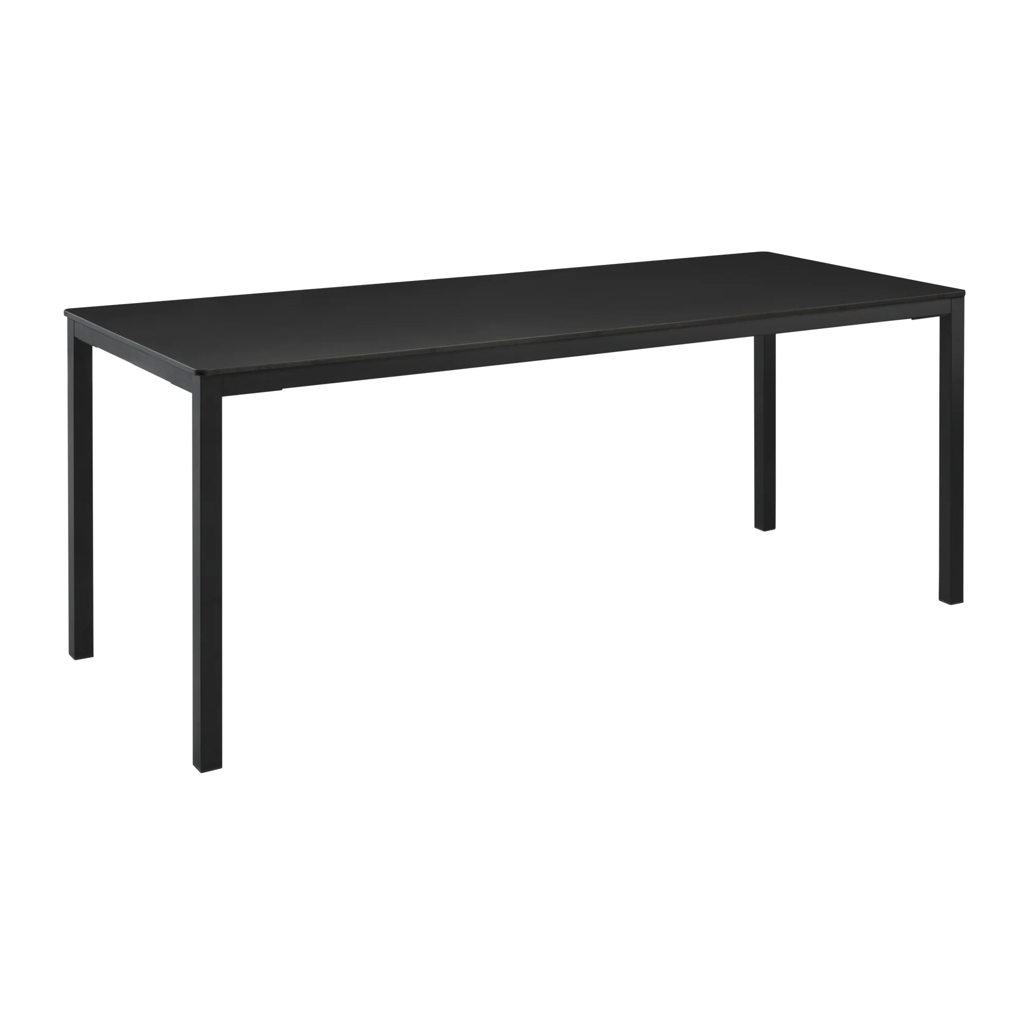 EXTREMA Black 4 Leg Dining Table- Black