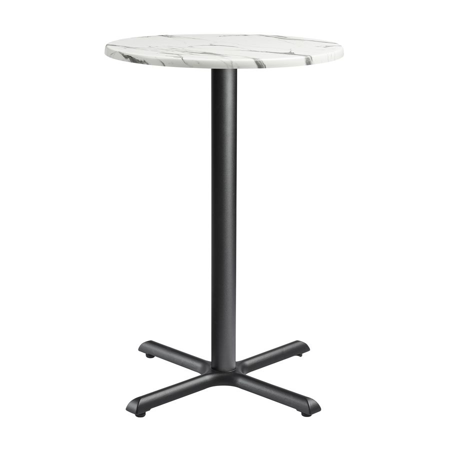 ENDURATOP Complete Bar Height Table - FLAT Auto-Adjust - Carrara Marble