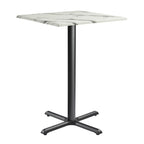 ENDURATOP Complete Bar Height Table - FLAT Auto-Adjust - Carrara Marble