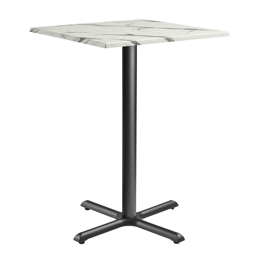 ENDURATOP Complete Bar Height Table - FLAT Auto-Adjust - Carrara Marble