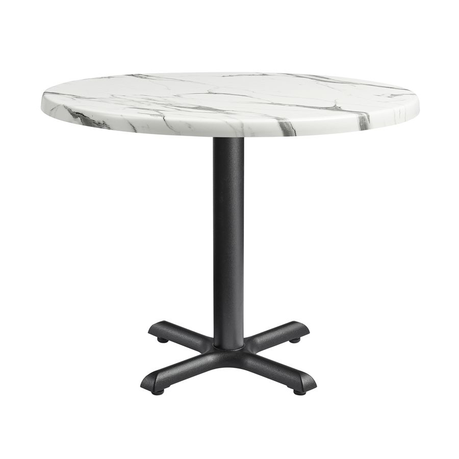 enduratop complete dining flat auto adjust carrara marble round 60cm dia za.3040ct