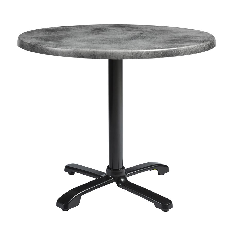 enduratop complete dining flip top flat auto adjust cement round 60cm dia za.3018ct