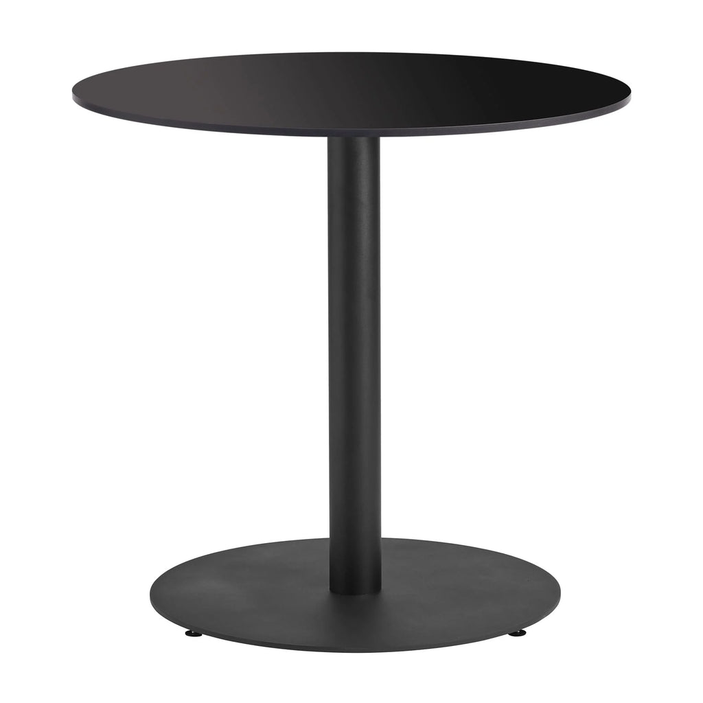 Extrema Dining Height Table Black Moderno Large Round Base Black