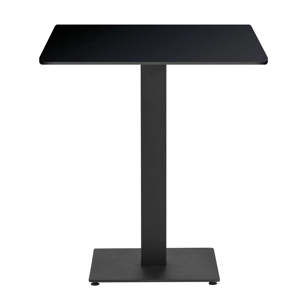 Extrema Complete Dining Table - Black with Boston Sleek Black Base