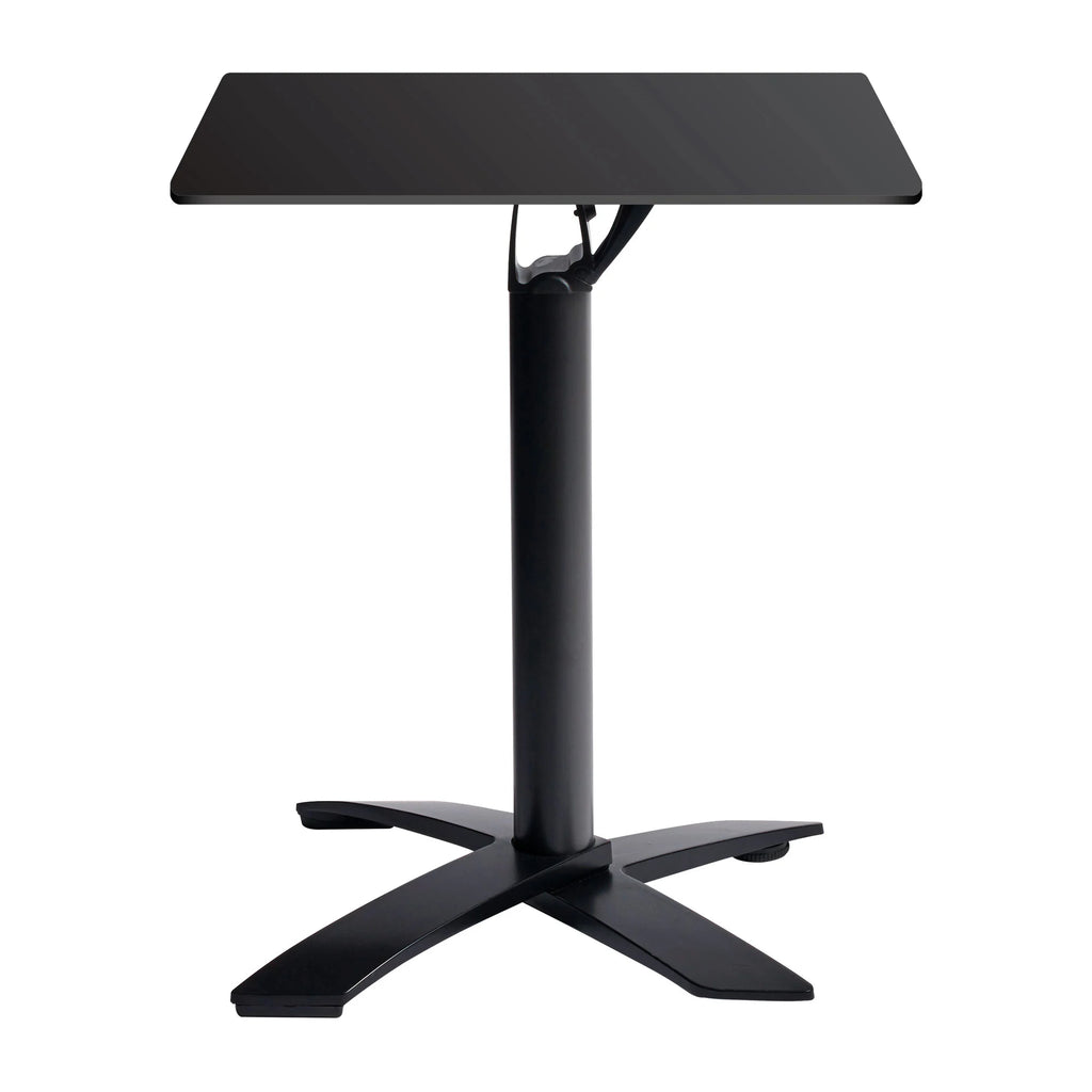 Extrema Complete Dining Table - Black with Spaceguard Deluxe Black Flip Top Base