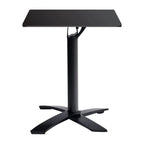 Extrema Complete Dining Table - Black with Spaceguard Deluxe Black Flip Top Base