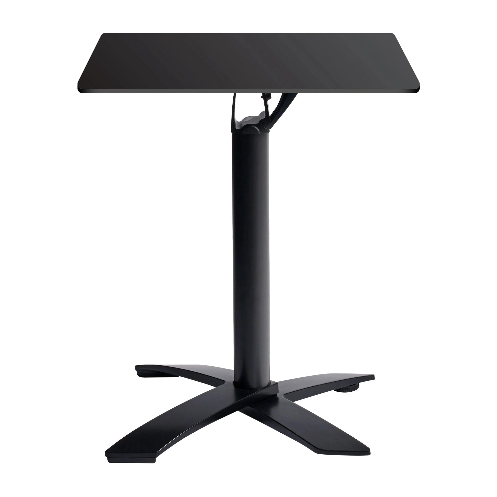 Extrema Complete Dining Table - Black with Spaceguard Deluxe Black Flip Top Base