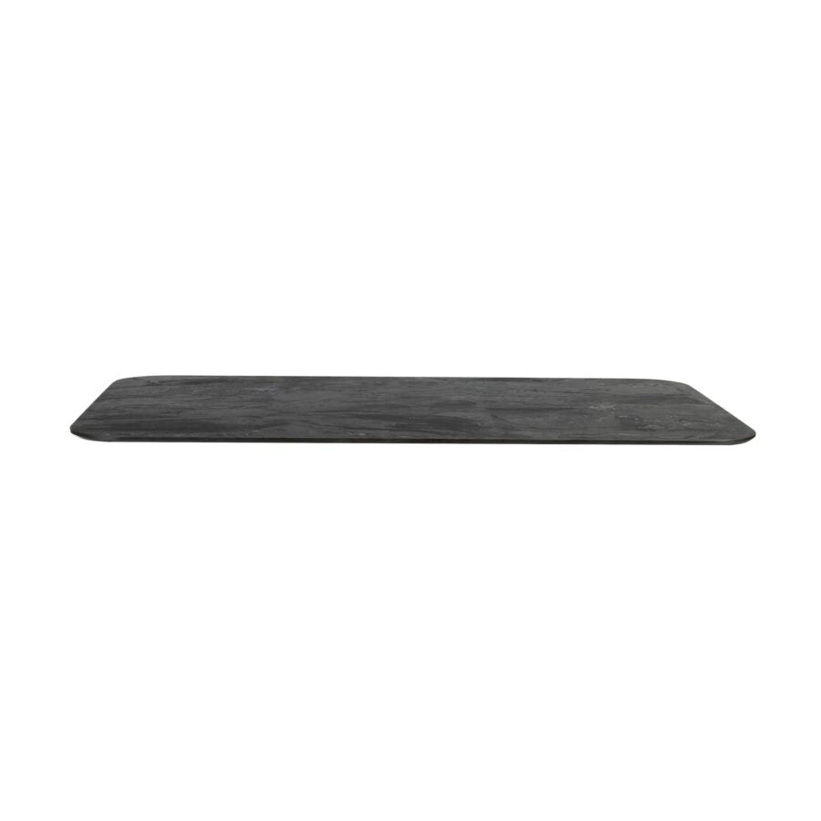 Extrema Premium Rectangular Table Top Black Moon Side