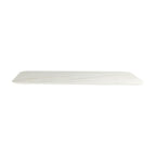 Extrema Premium Rectangular Table Top White Marble Side