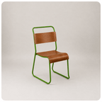 Retro canteen chair – Green