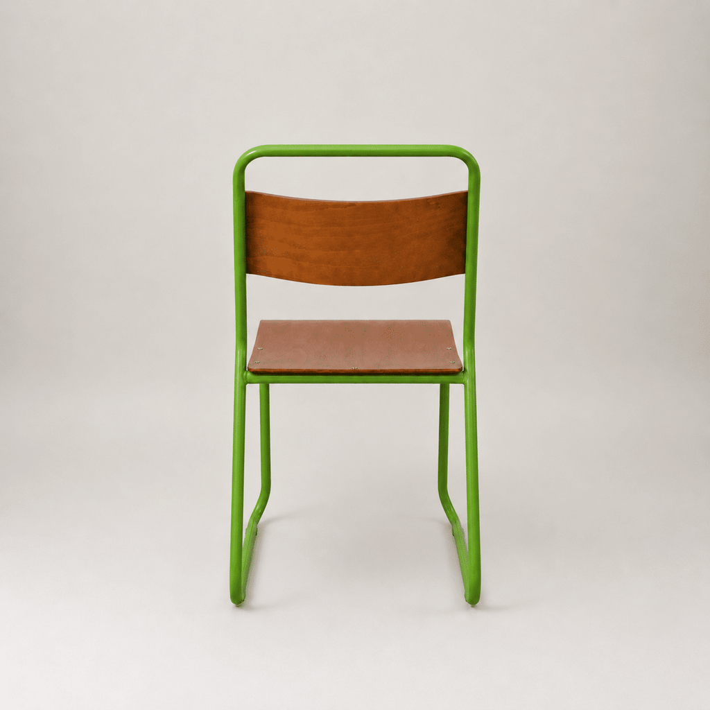 Retro canteen chair – Green