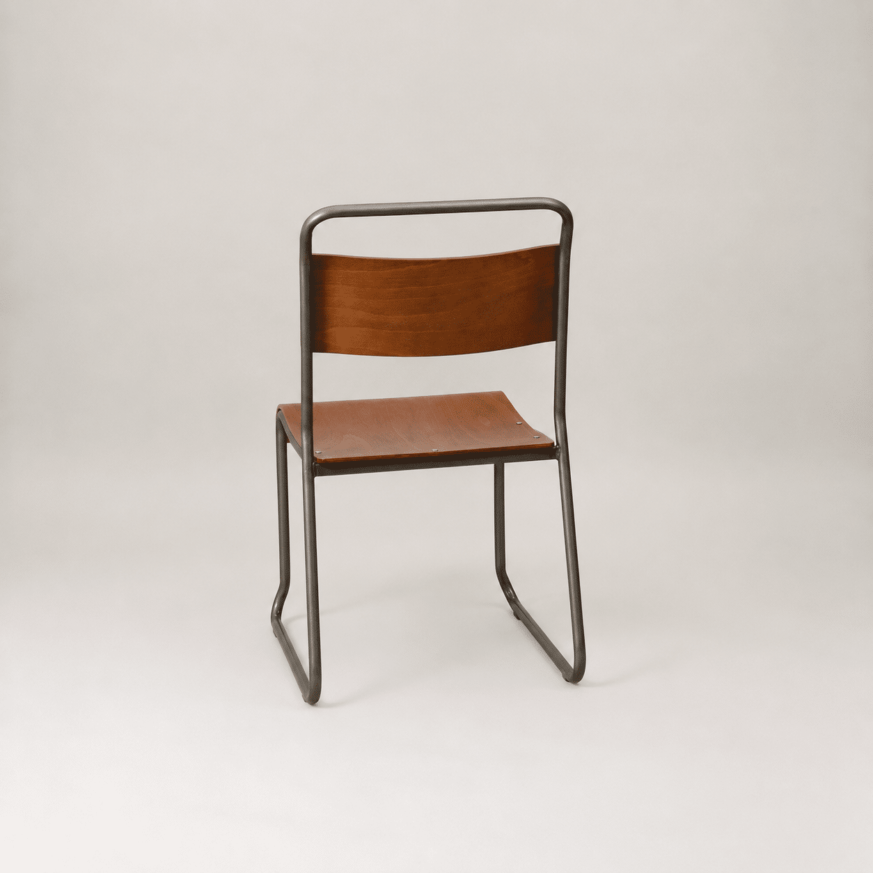 Retro canteen chair – gunmetal