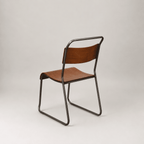 Retro canteen chair – gunmetal
