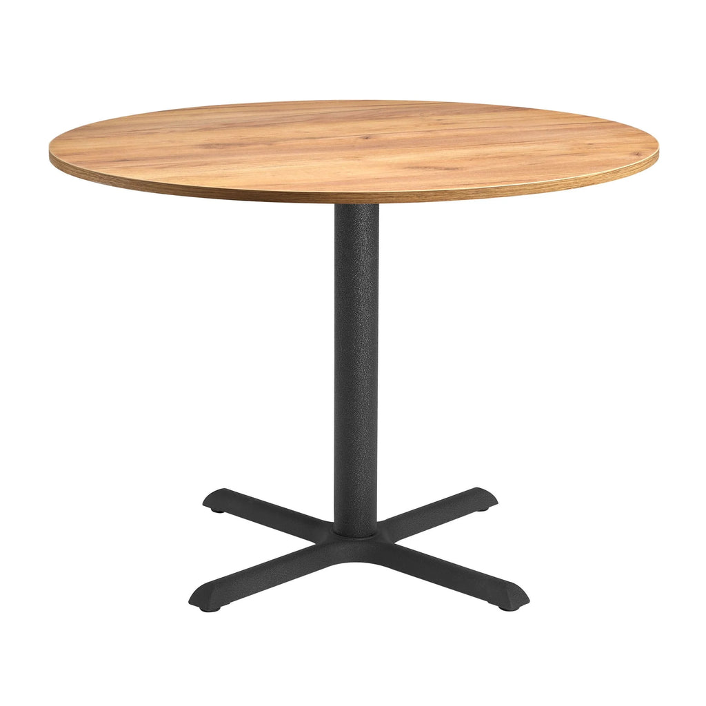 HOLZ Dining Height Table Golden Oak Castano B2 Base Black