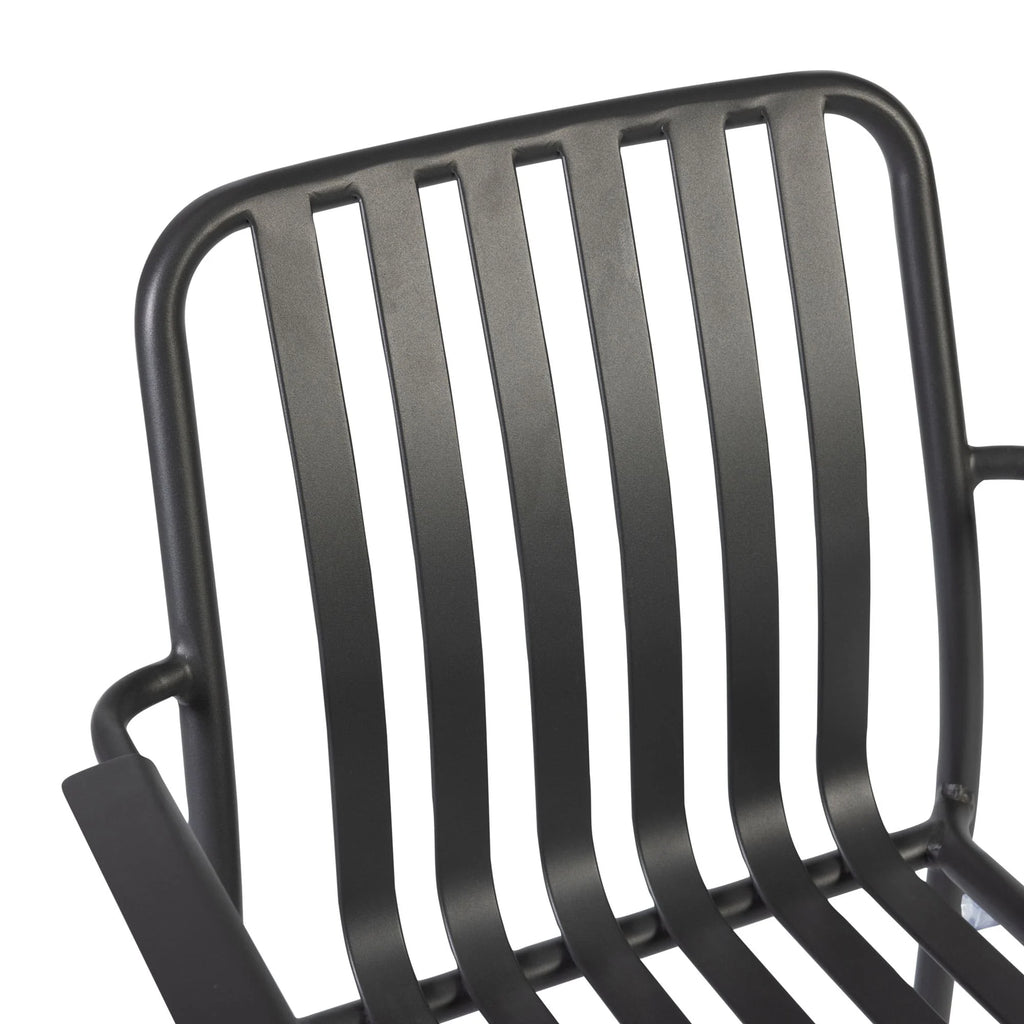 Henley Armchair Charcoal Grey Detail