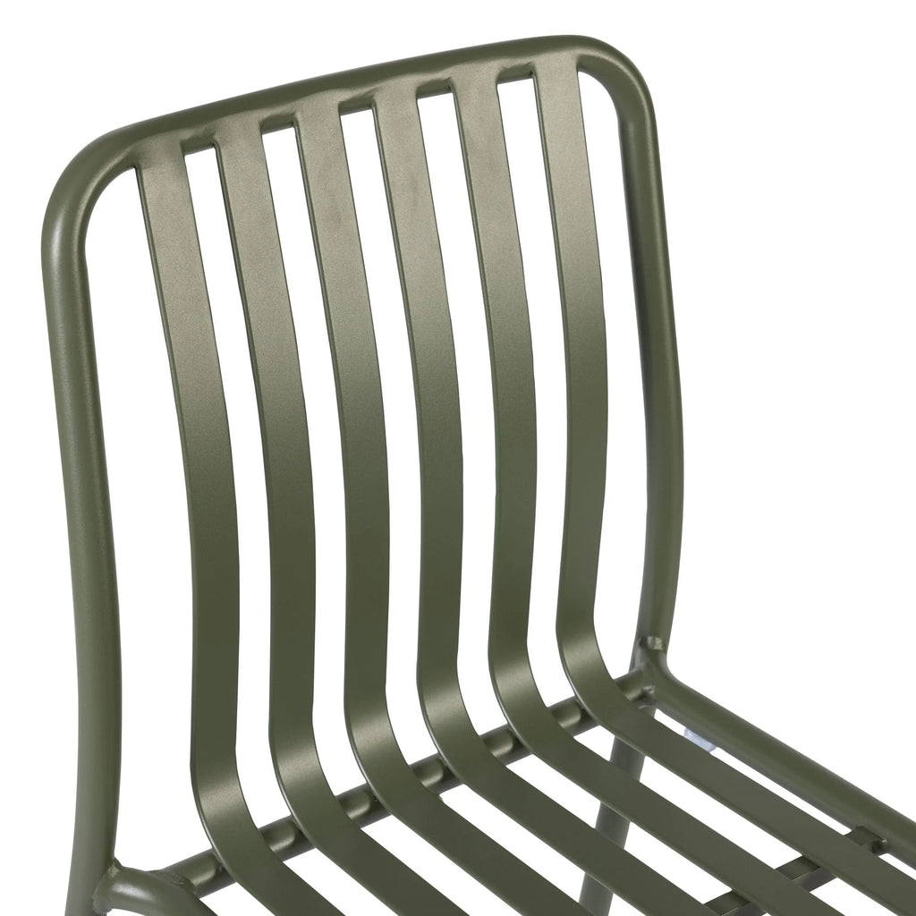 Henley Side Chair Pine Green Detail