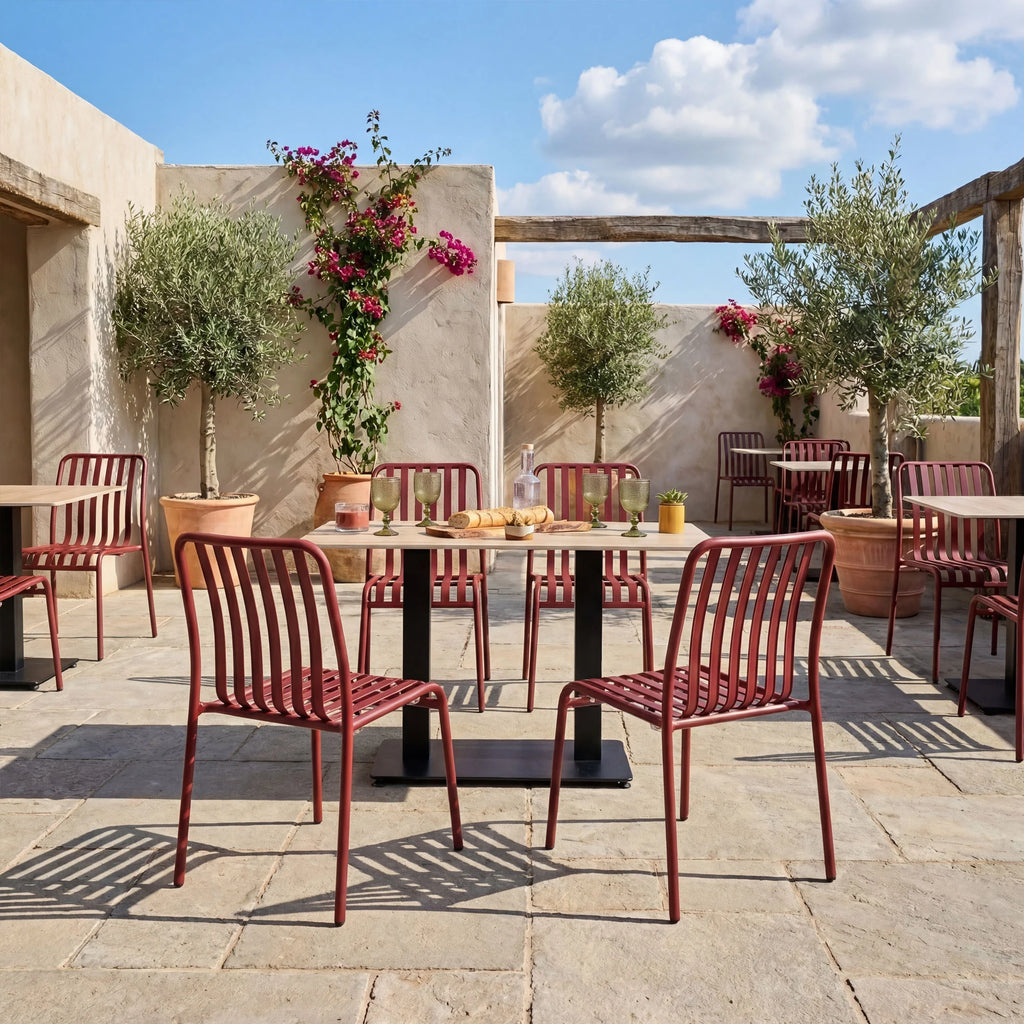 Henley Side Chair Red Extrema Premium Square