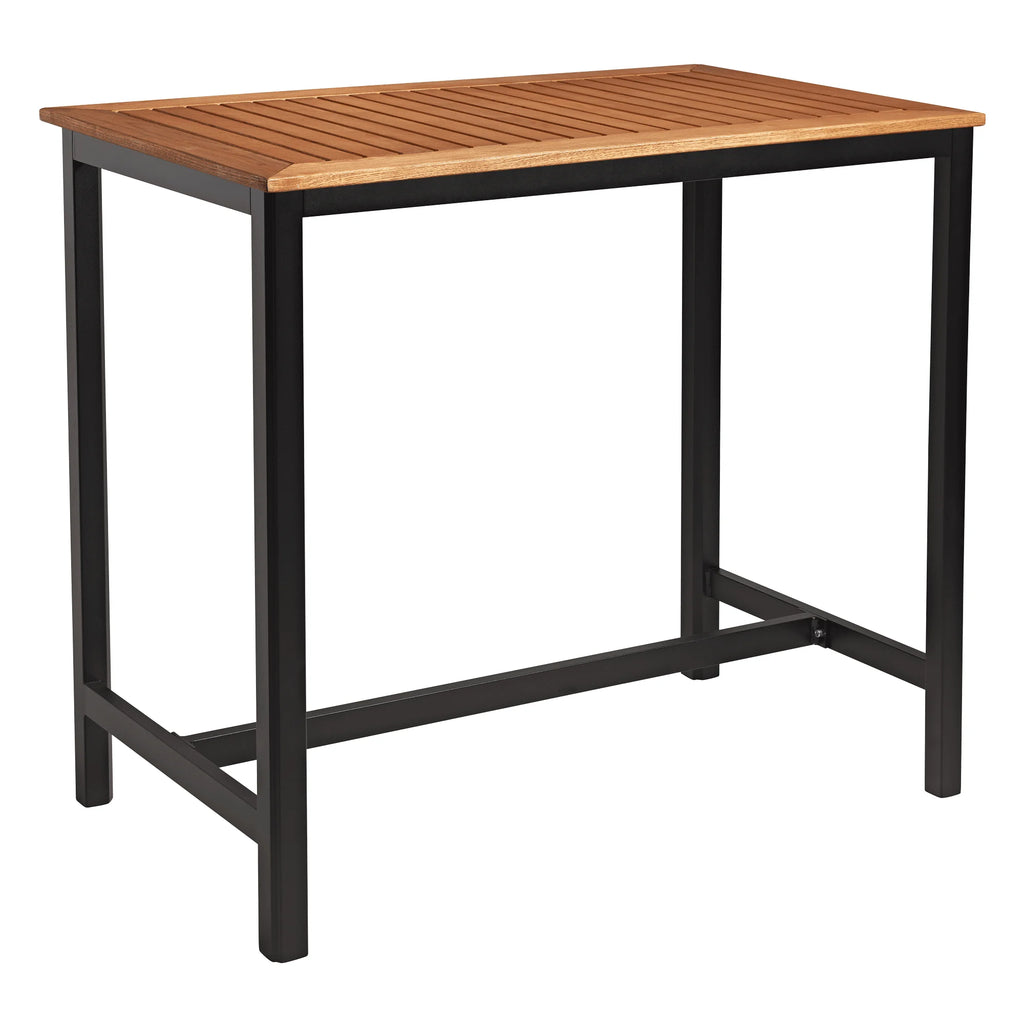 ICE 4 Leg Bar Height Table - Black