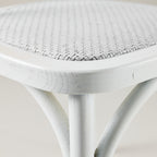 Vintage White crossback chair – rattan seat pad