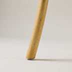 Nordic oak crossback chair – rattan seat pad