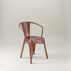 Paris cafe chair with arms – Vintage copper