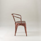 Paris cafe chair with arms – Vintage copper