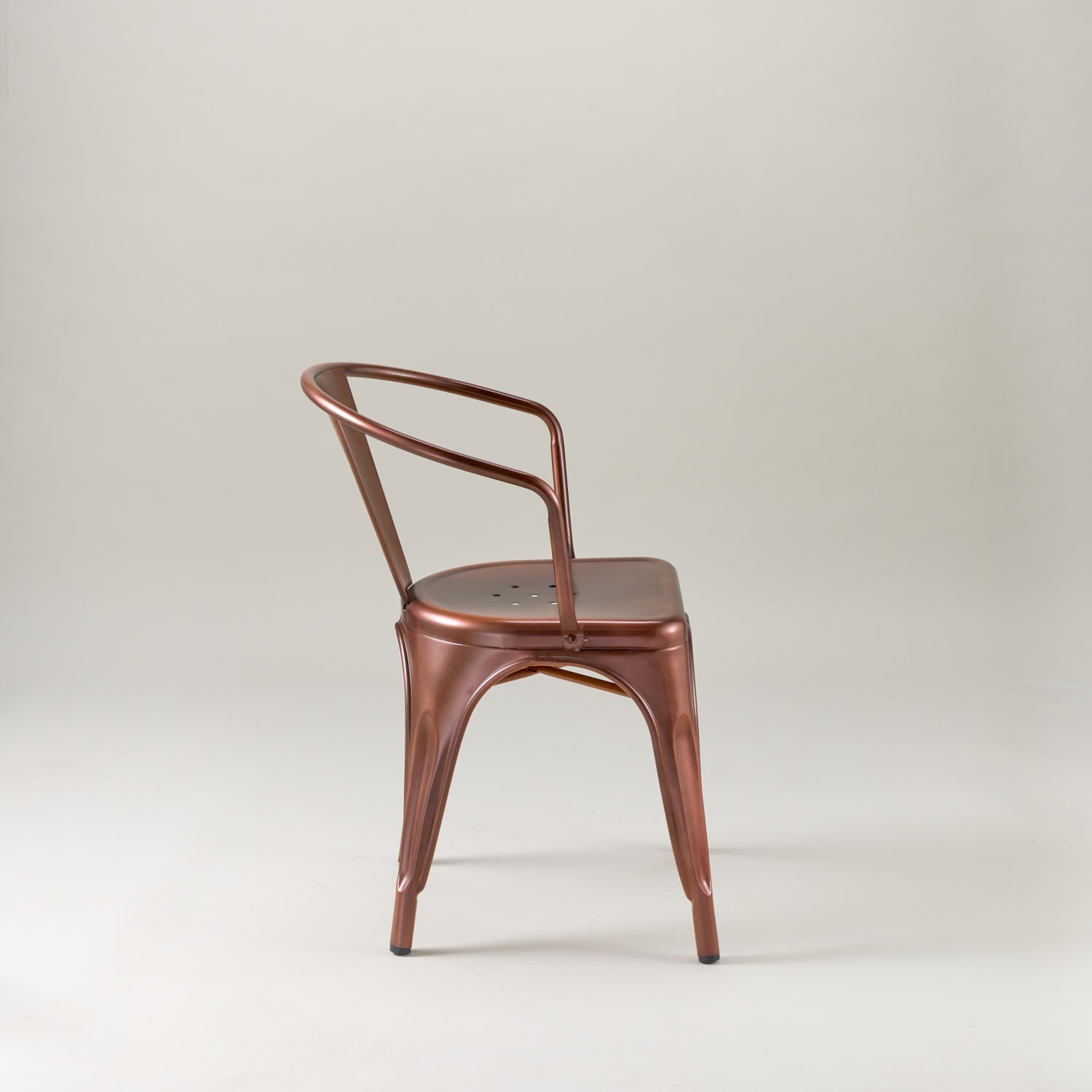 Paris cafe chair with arms – Vintage copper