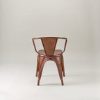 Paris cafe chair with arms – Vintage copper