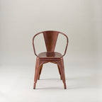 Paris cafe chair with arms – Vintage copper