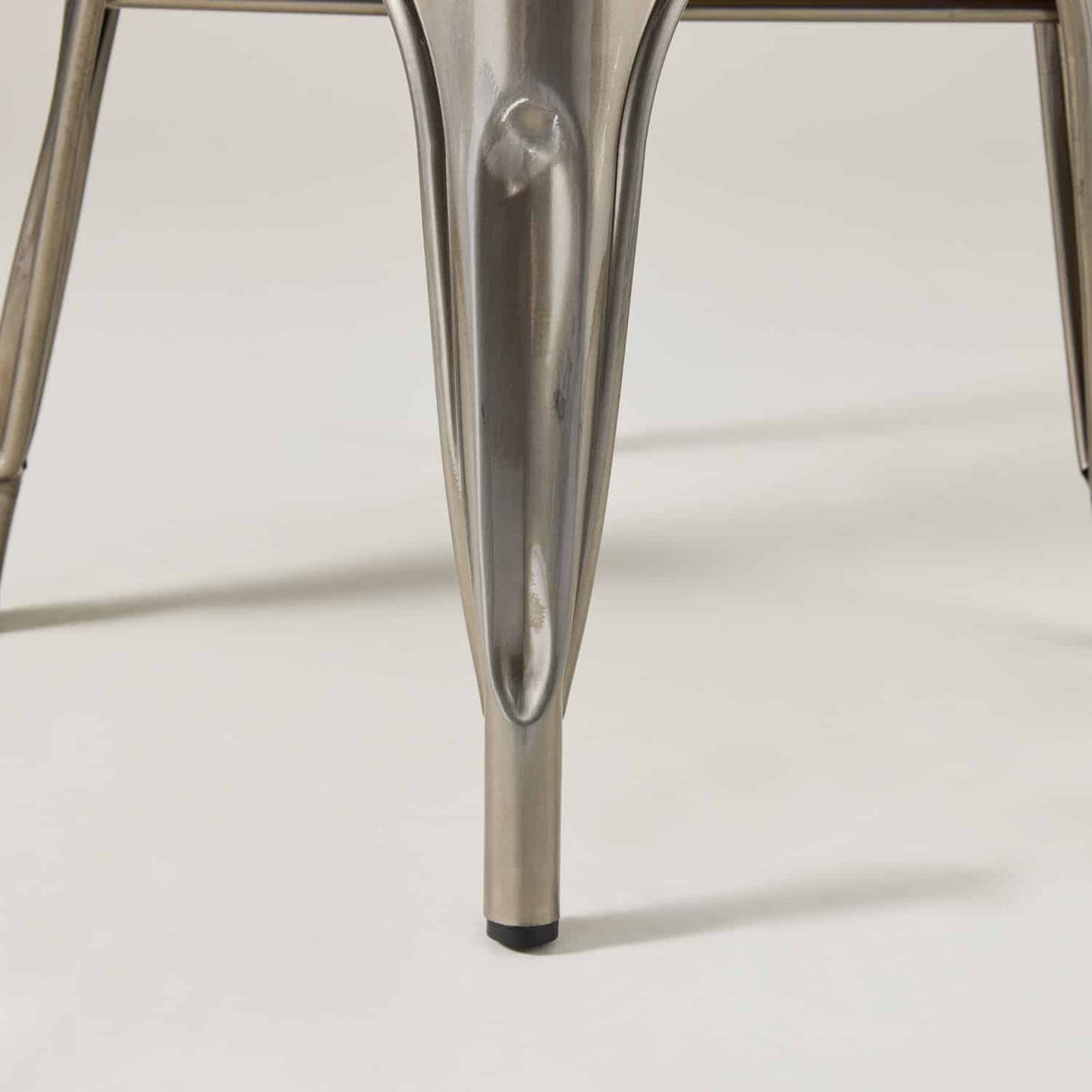 Paris cafe chair with arms & wood seat – Gunmetal