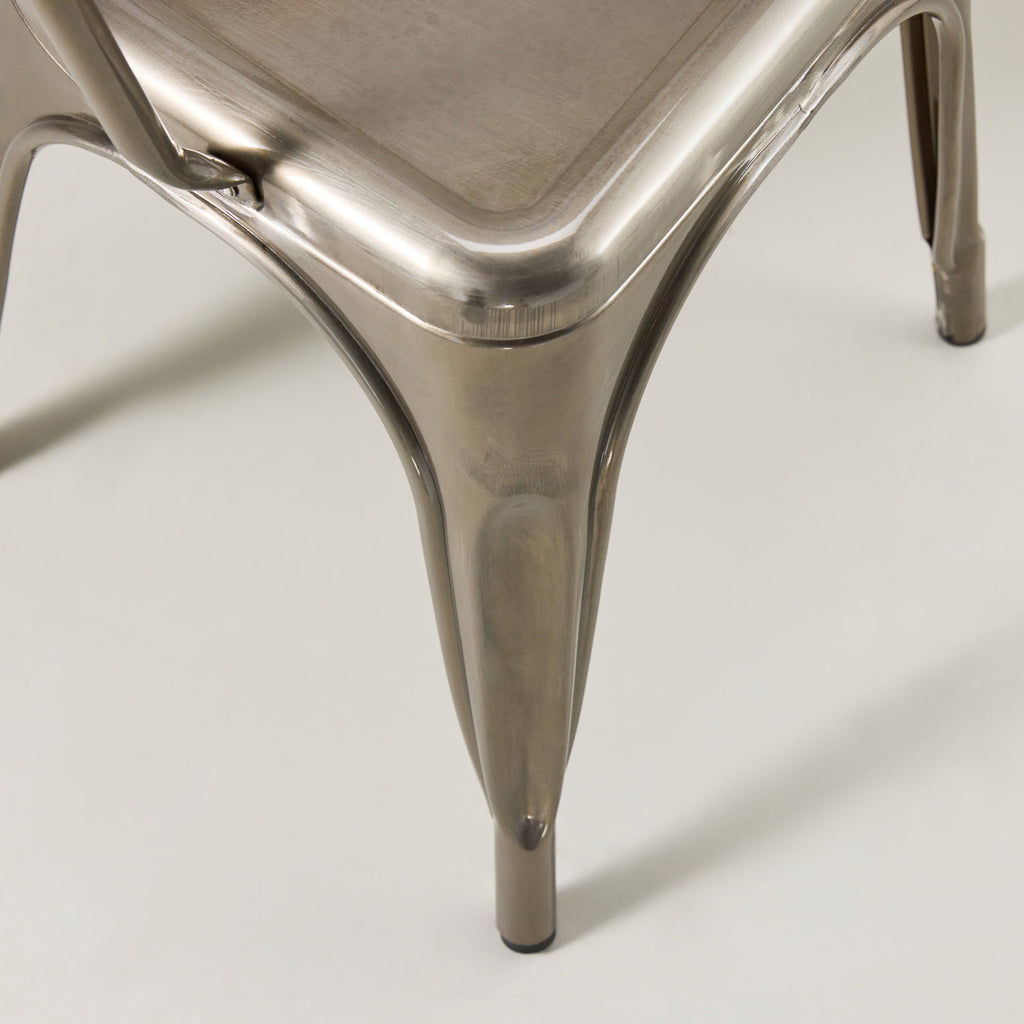 Paris cafe chair with arms – Gunmetal