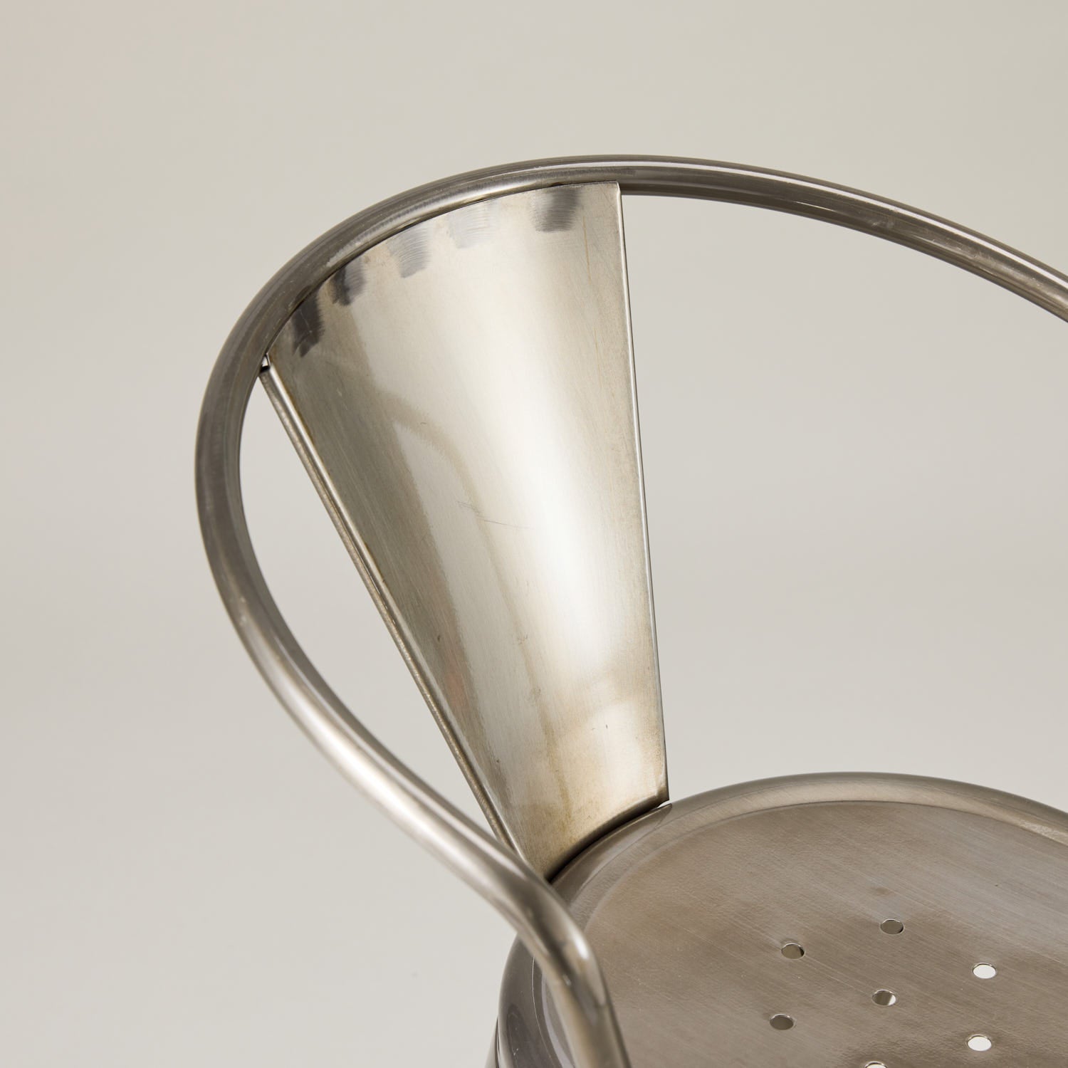 Paris cafe chair with arms – Gunmetal