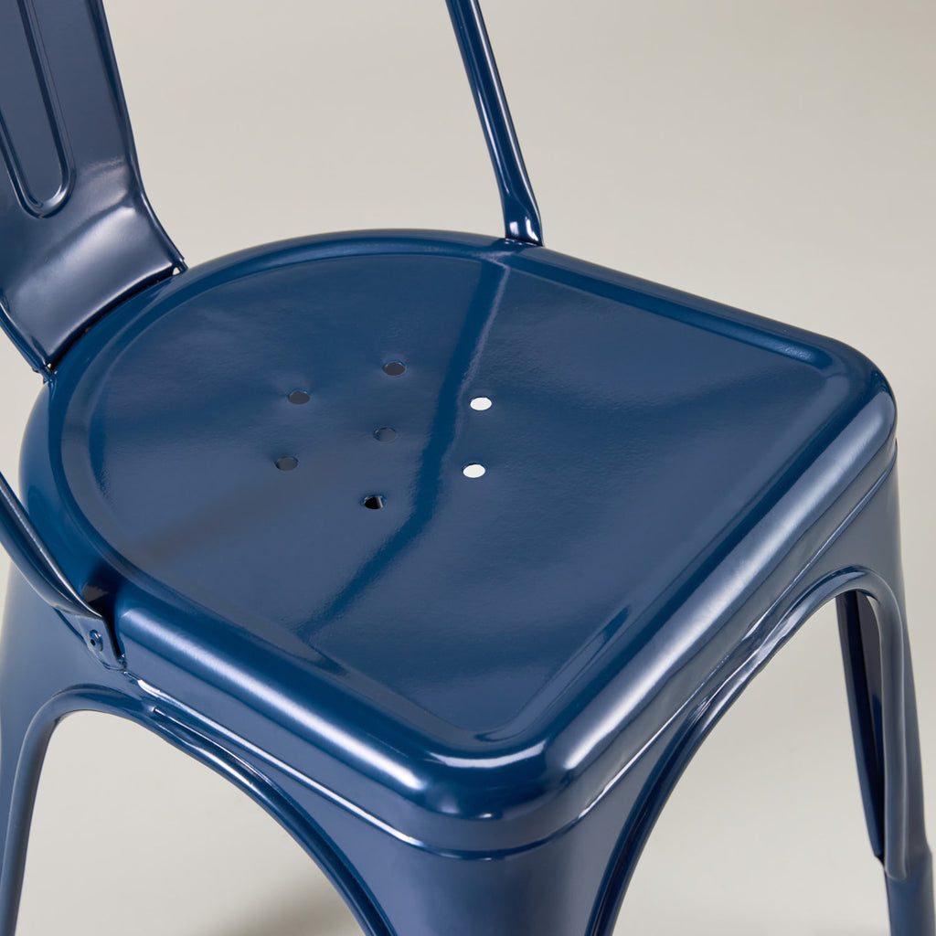 Paris cafe chair – Navy Blue