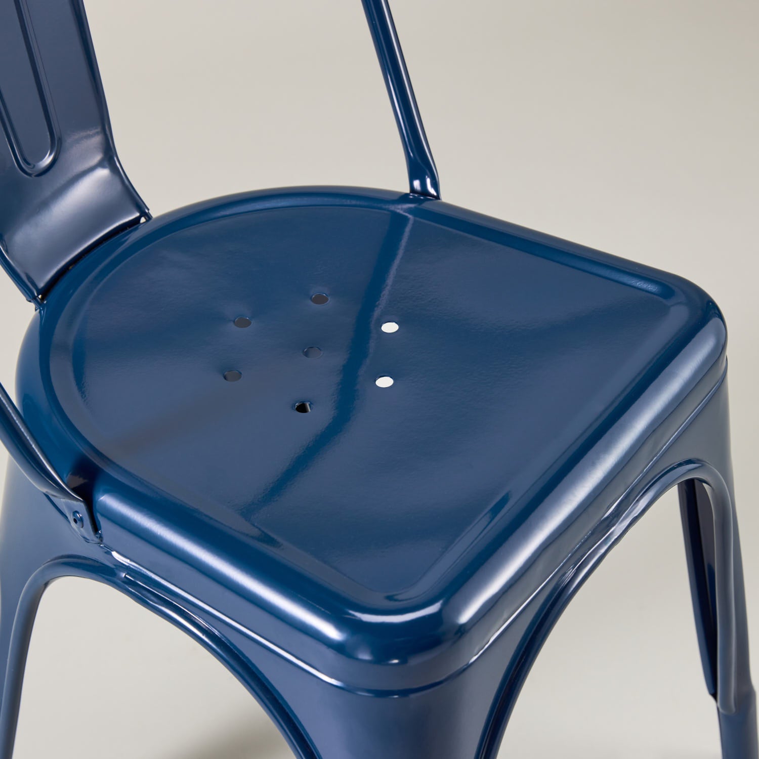 Paris cafe chair – Navy Blue