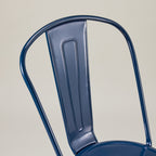 Paris cafe chair – Navy Blue