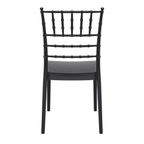 Josephine Side Chair Black Back
