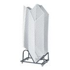 Kasar Stacking Side Chair Trolley And Chairs