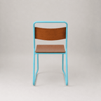 Retro canteen chair – Light blue