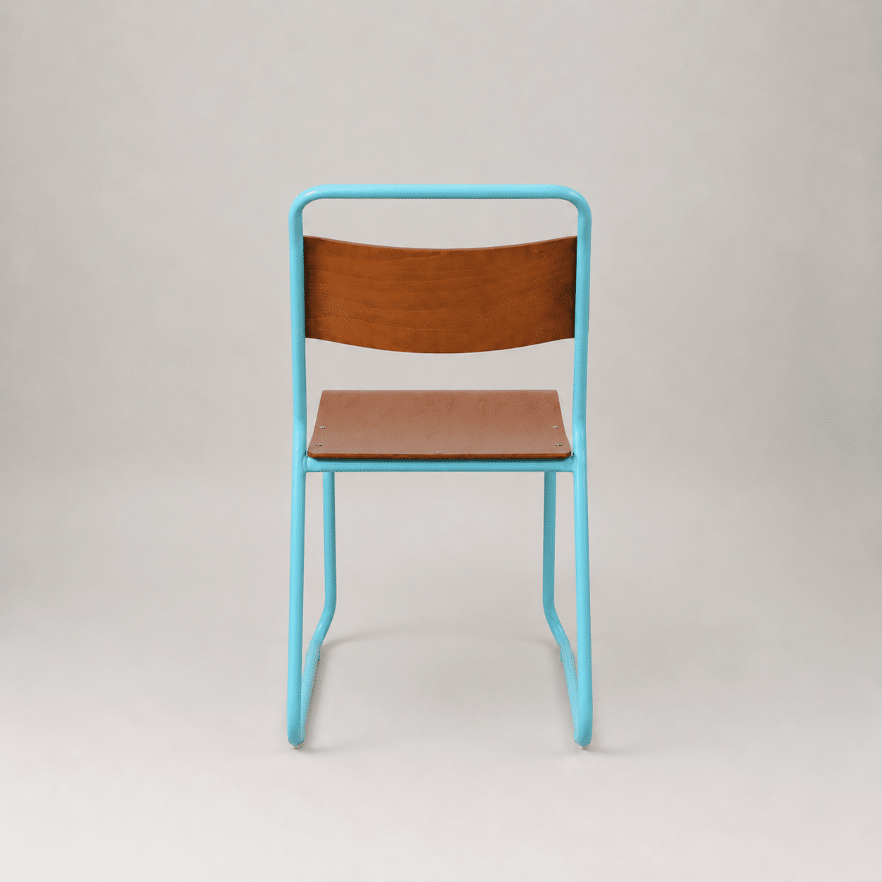 Retro canteen chair – Light blue