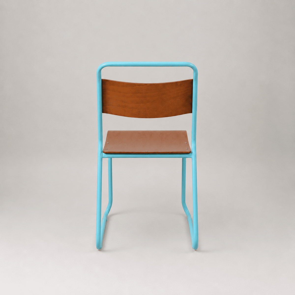 Retro canteen chair – Light blue