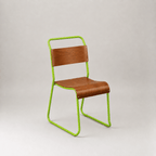 Retro canteen chair – Light Green