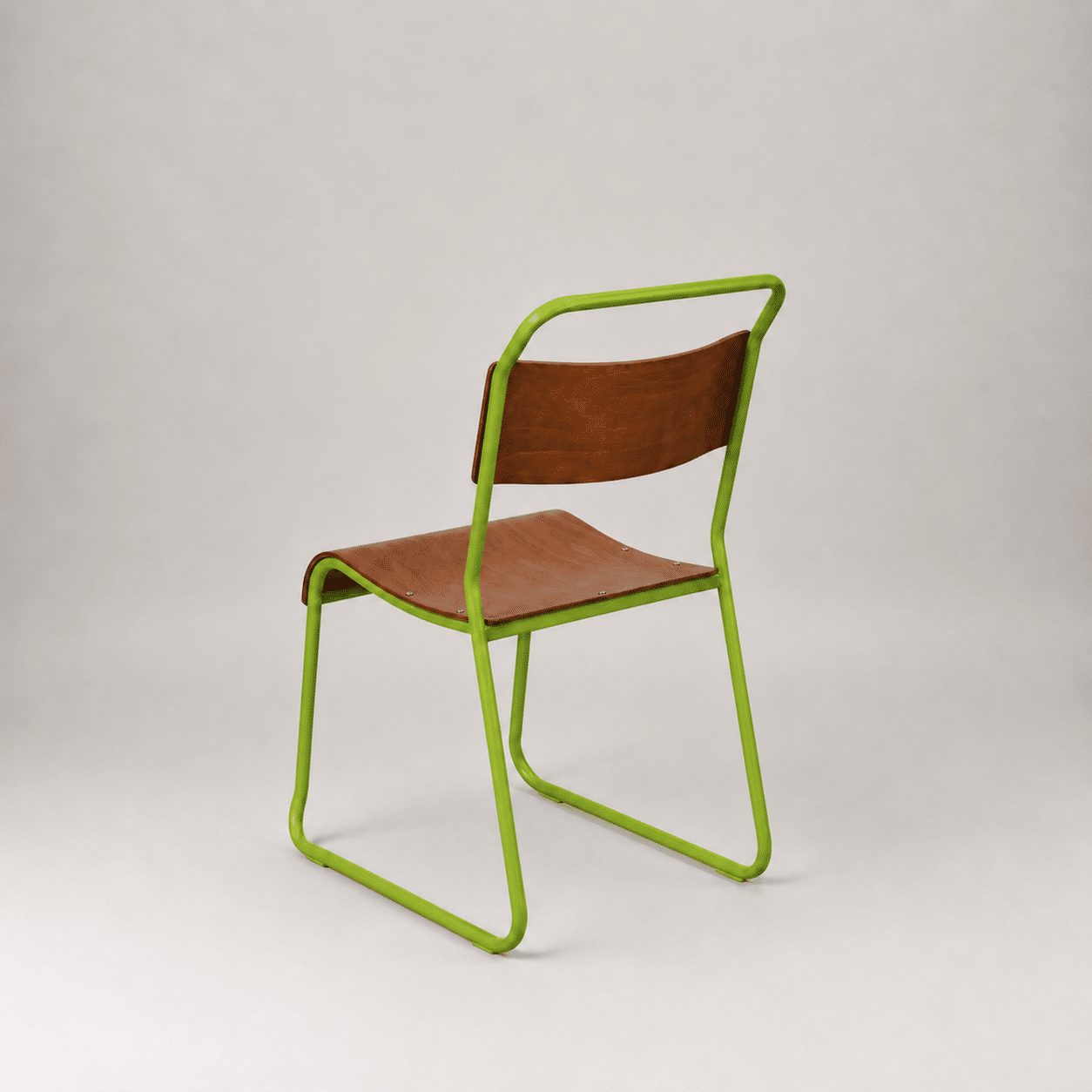 Retro canteen chair – Light Green
